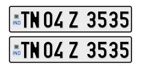 number plate service