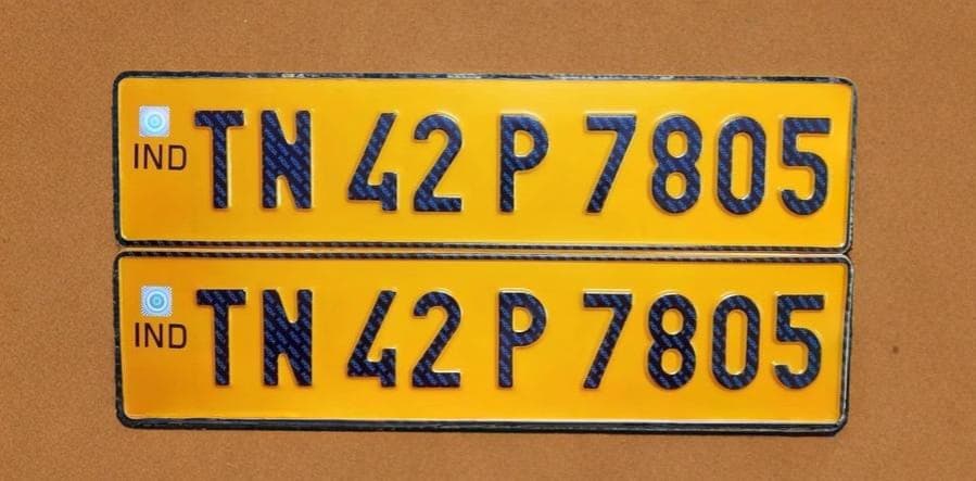 number plate service